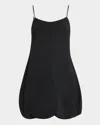 Rails Blanca Bubble Hem Cotton Blend Minidress