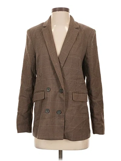 Pre-owned Rails Blazer Jacket In Brown
