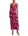 Rails Boa Ruffle-trim Midi Dress In Bahia