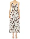 Rails Boa Maxi Dress In Mocha Floral In Multi