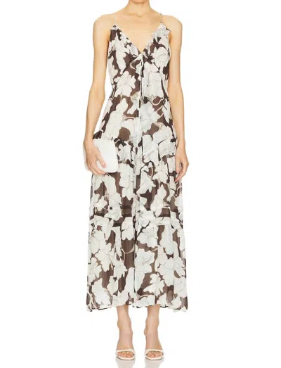 Rails Boa Dress In Mocha Floral In Multi
