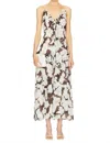 Rails Boa Maxi Dress In Mocha Floral In White