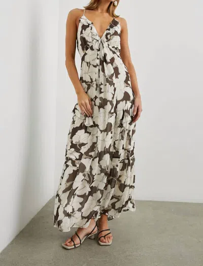 Rails Boa Maxi Dress In Mocha Floral