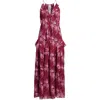Rails Boa Ruffle-trim Midi Dress In Bahia