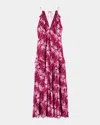Rails Boa Ruffle-trim Midi Dress In Bahia