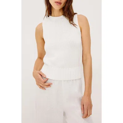 Rails Bondi Sleeveless Sweater In White