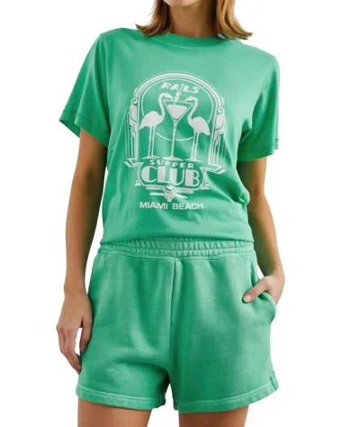 Rails Boyfriend Tee In Supper Club In Green