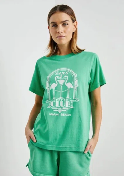 Rails Boyfriend Tee In Supper Club In Green
