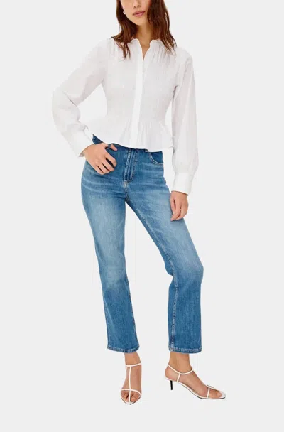 Rails Bradshaw Long Sleeve Top In White