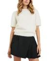 Rails Briar Short Sleeve Sweater In White In White