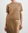 Rails Briar Short Sleeve Sweater In Camel