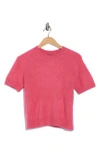 Rails Briar Short Sleeve Alpaca Blend Sweater In Red