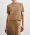 Rails Briar Short Sleeve Sweater In Camel In Brown
