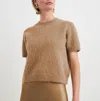 Rails Briar Short Sleeve Sweater In Camel In Brown