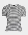 Rails Britty Gingham T-shirt In Black Gingham