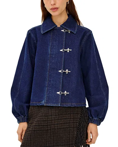Rails Brooke Latch Front Denim Jacket In Blue