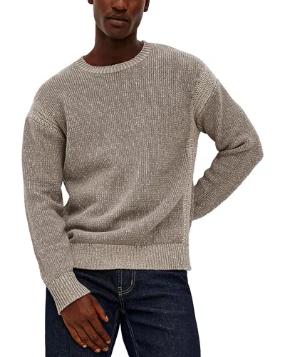 Rails Bryce Cotton Blend Sweater In Brown
