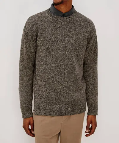 Rails Bryce Long Sleeve Sweater In Navy Cedar In Brown