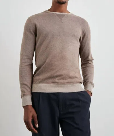 Rails Burns Crewneck Sweater In Mocha Heather In Multi