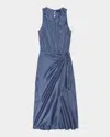 Rails Cairo Striped Midi Dress In Blue