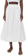 Rails Cala Bubble Skirt White In White
