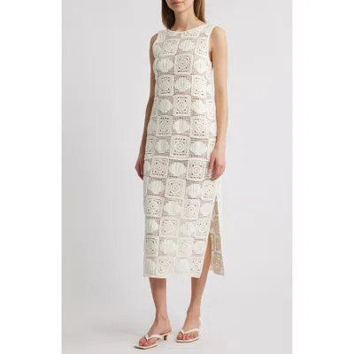 RAILS RAILS CALLA CROCHET MIDI DRESS