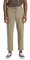 Rails Men's Callum Cotton-linen Drawstring Pants In Barley
