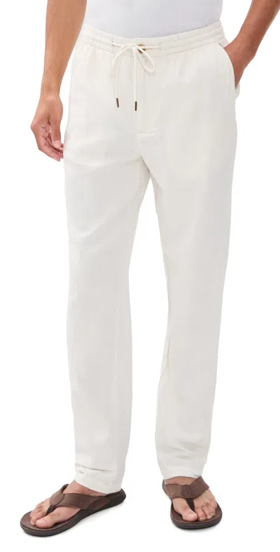 Rails Callum Tall Drawstring Pants Ecru In White