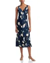 Rails Camellia Midi Dress In Midnight Roses