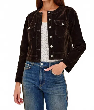 Rails Capistrano Jacket In Chocolate Flocking In Brown