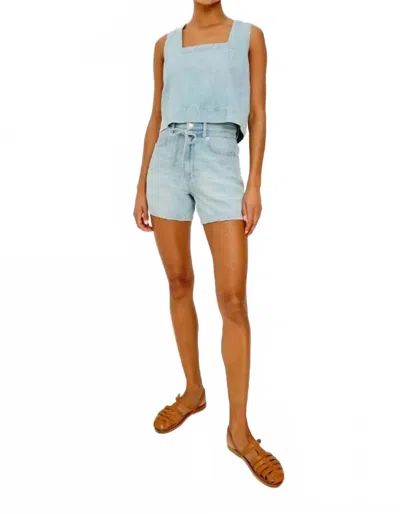 Rails Carbon Sleeveless Top In Surf In Blue