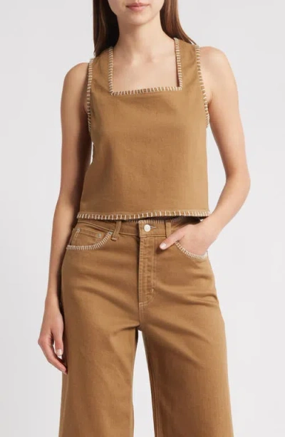 Rails Carbon Whipstitch Cotton Tank