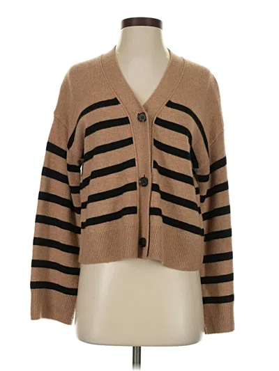 Pre-owned Rails Cardigan Sweater In Brown