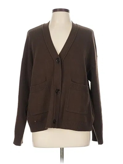 Pre-owned Rails Cardigan Sweater In Brown