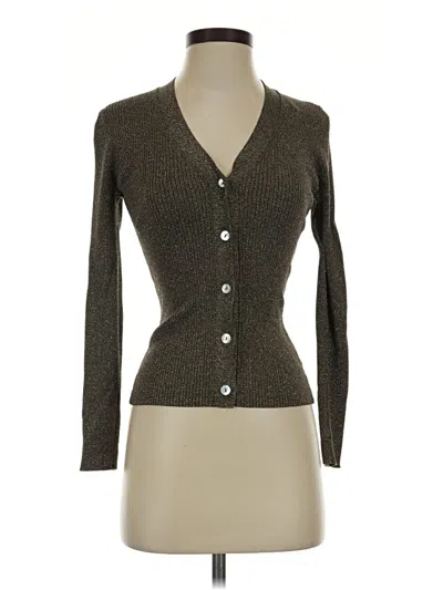 Pre-owned Rails Cardigan Sweater In Brown