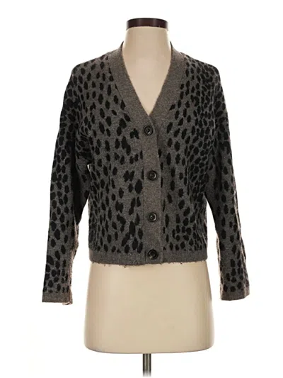 Pre-owned Rails Cardigan Sweater In Gray