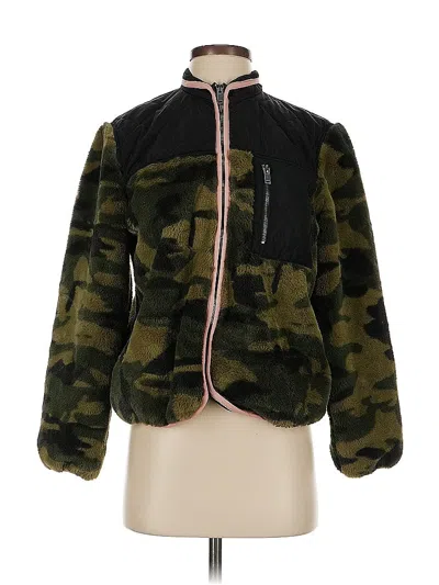 Pre-owned Rails Cardigan Sweater In Green