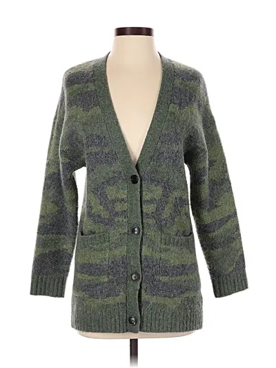 Pre-owned Rails Cardigan Sweater In Green