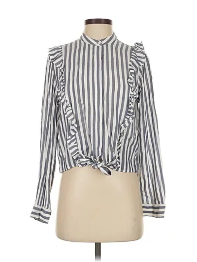 Pre-owned Rails Cardigan Sweater In Silver