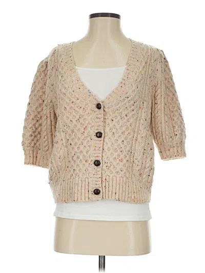 Pre-owned Rails Cardigan Sweater In Tan