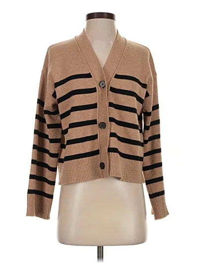 Pre-owned Rails Cardigan Sweater In Tan