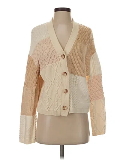 Pre-owned Rails Cardigan Sweater In Tan