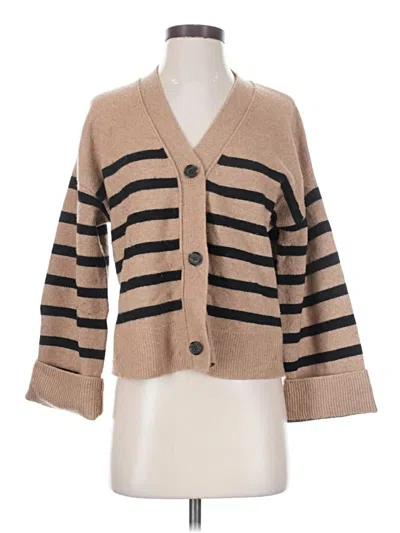 Pre-owned Rails Cardigan Sweater In Tan