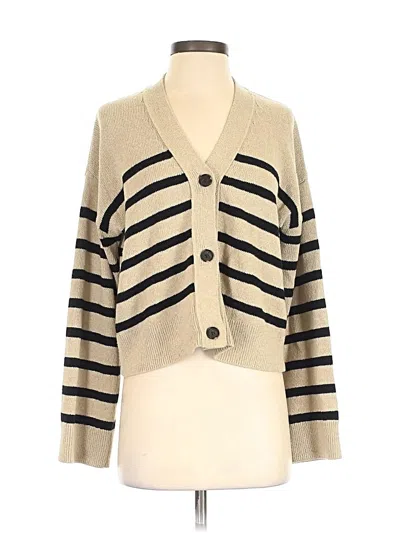 Pre-owned Rails Cardigan Sweater In Tan