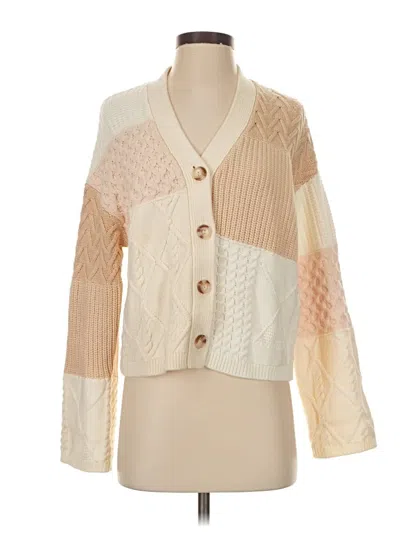 Pre-owned Rails Cardigan Sweater In White