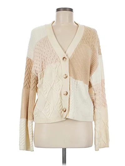Pre-owned Rails Cardigan Sweater In White
