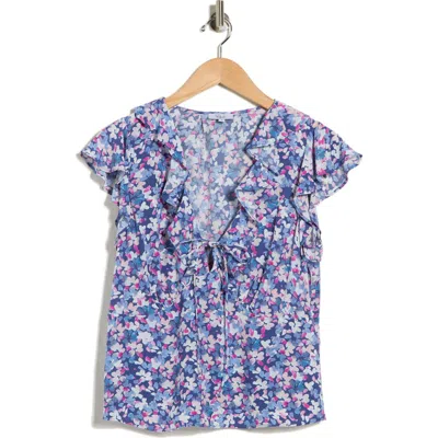 Rails Carmine Ruffle Collar Top In Purple
