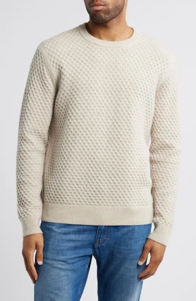 Rails Carrick Honeycomb Wool & Alpaca Sweater In Oatmeal Heather