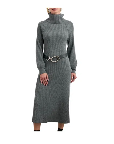 Rails Carrie Midi Dress In Charcoal Heather In Multi