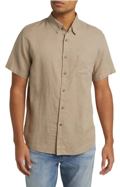 Rails Carson Button Up Shirt In Tan In Multi